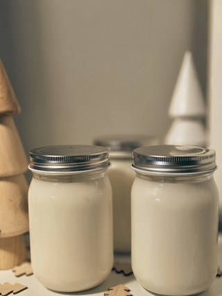 Świeca z nutą grzanego wina